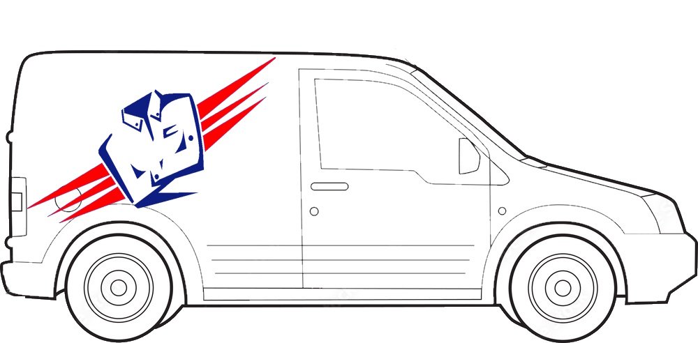 Pilgrim Cleaners delivery van
